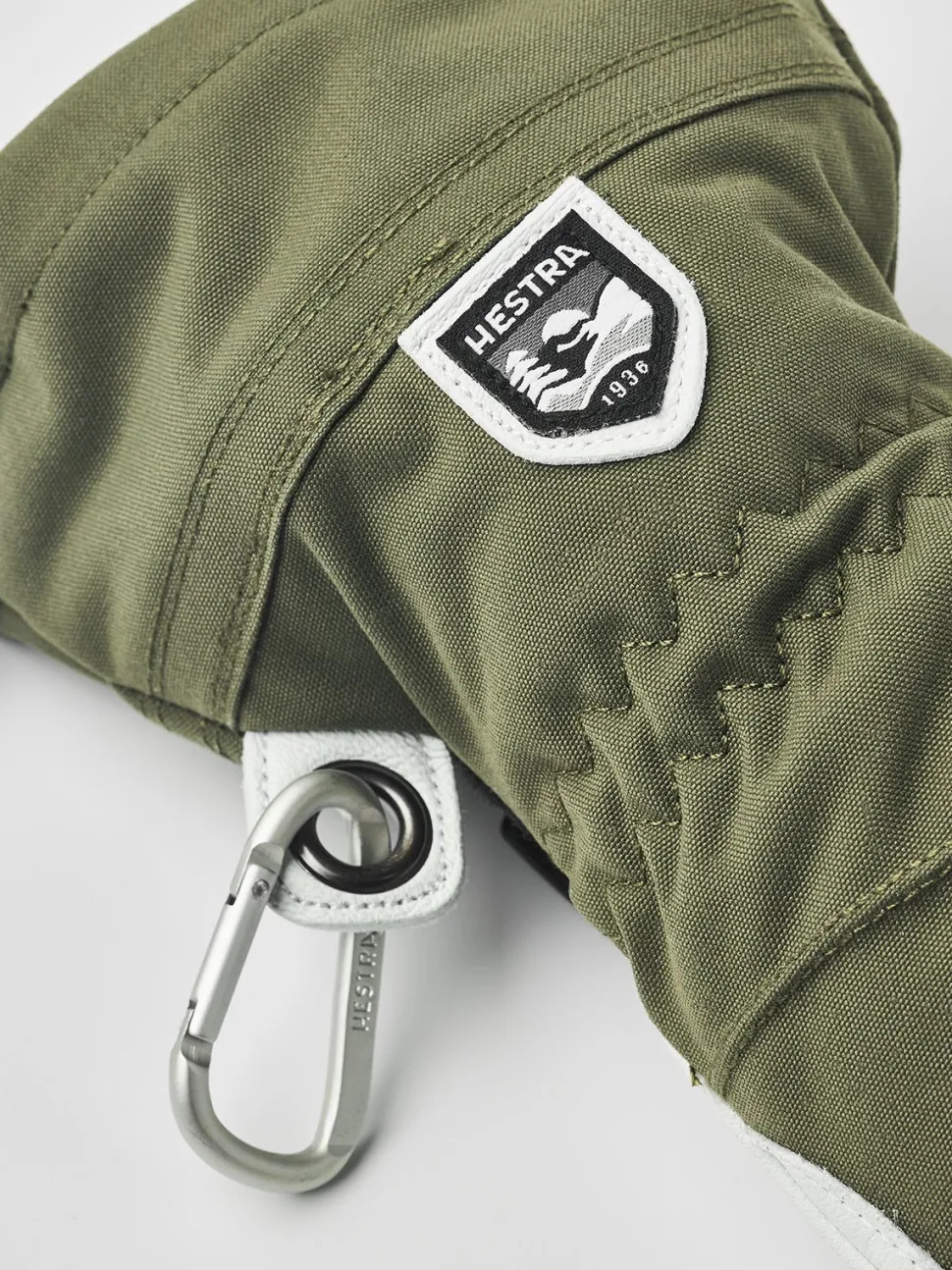 Hestra Women's Heli Ski Female Mitt Olive/Offwhite