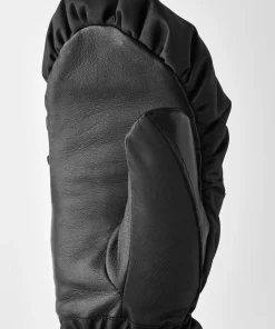 Hestra Women's Primaloft Leather Mitt Black