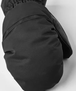 Hestra Women's Primaloft Leather Mitt Black