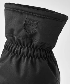 Hestra Women's Primaloft Leather Mitt Black