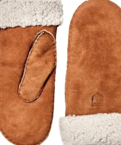 Hestra Women's Sheepskin Mitt Kork