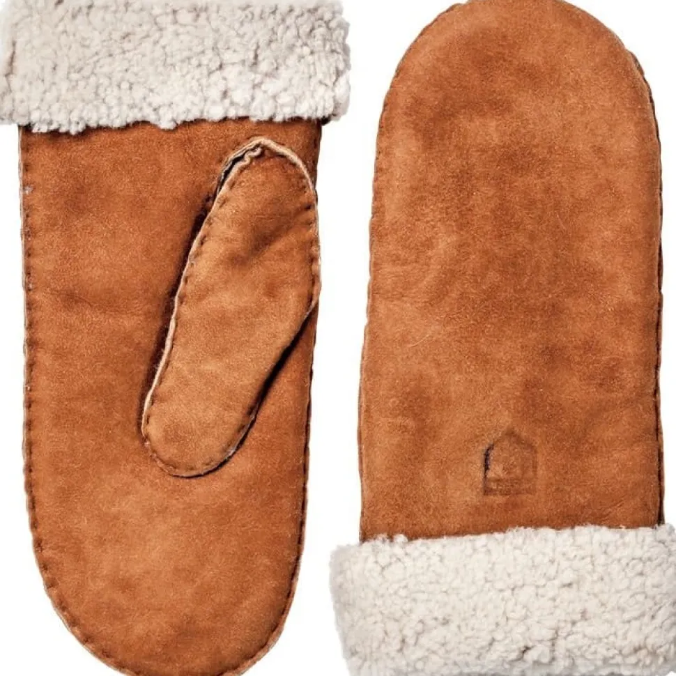 Hestra Women's Sheepskin Mitt Kork