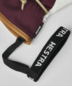 Hestra Women's Voss CZone - 5 finger Bordeaux