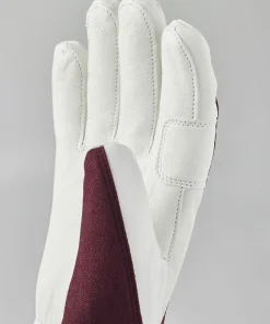 Hestra Women's Voss CZone - 5 finger Bordeaux