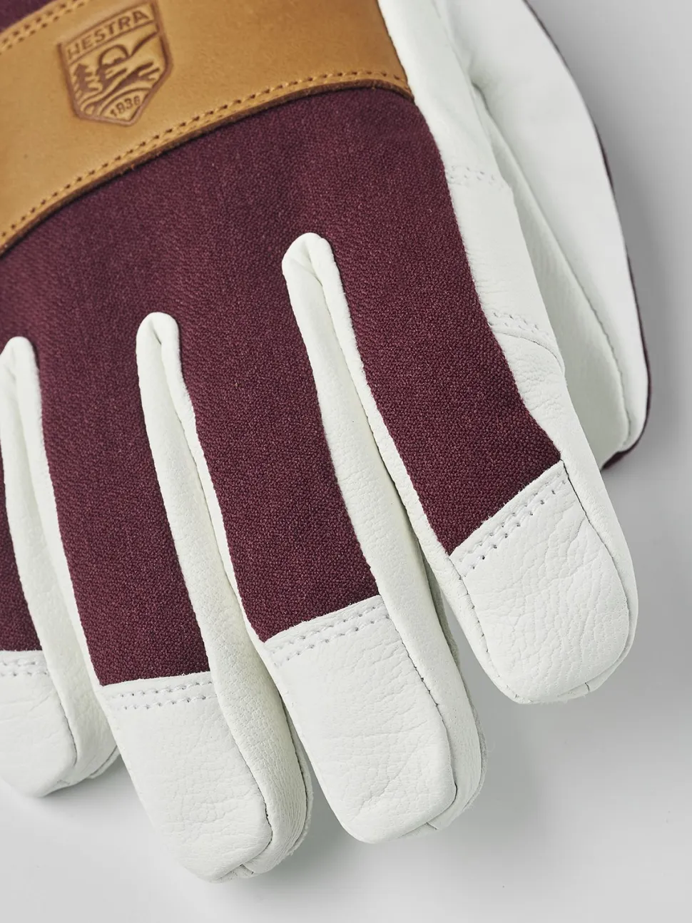 Hestra Women's Voss CZone - 5 finger Bordeaux