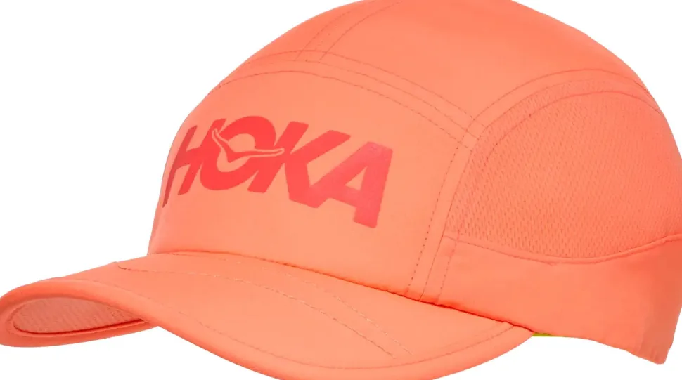 Hoka Run Hat Neon Cantaloupe