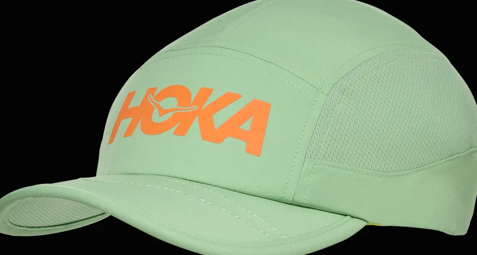 Hoka Run Hat Vintage Green