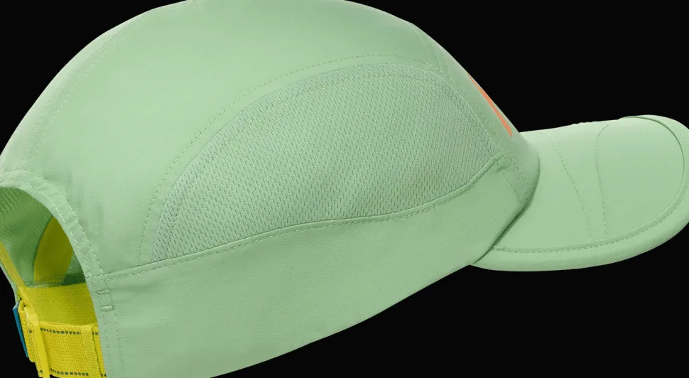 Hoka Run Hat Vintage Green