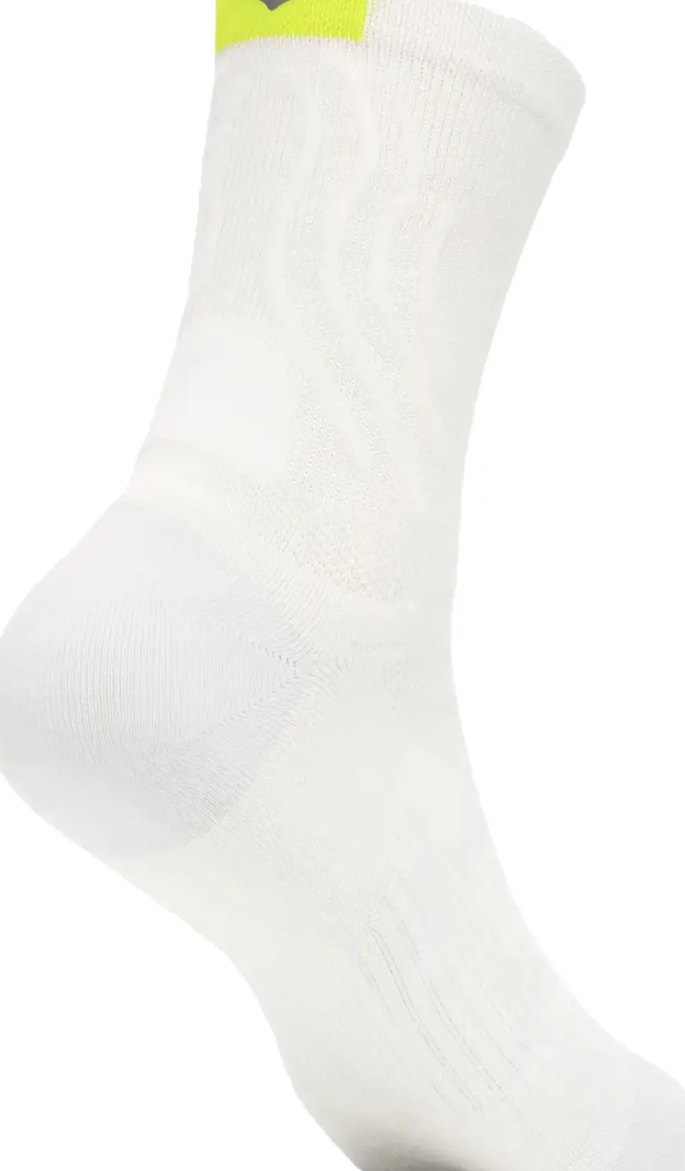 Hoka Unisex Bondi 9 Crew Run Sock White