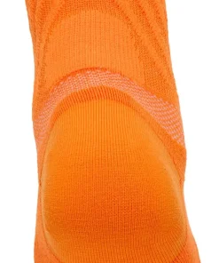 Hoka Unisex Bondi 9 Crew Run Sock Electric Tangerine