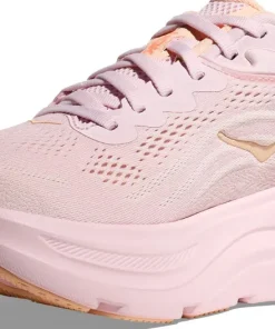 Hoka Women's Bondi 9 Lilac Cream/Tangerine Glow