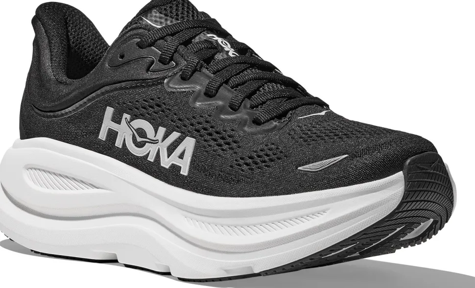 Hoka Women's Bondi 9 Wide Black/White