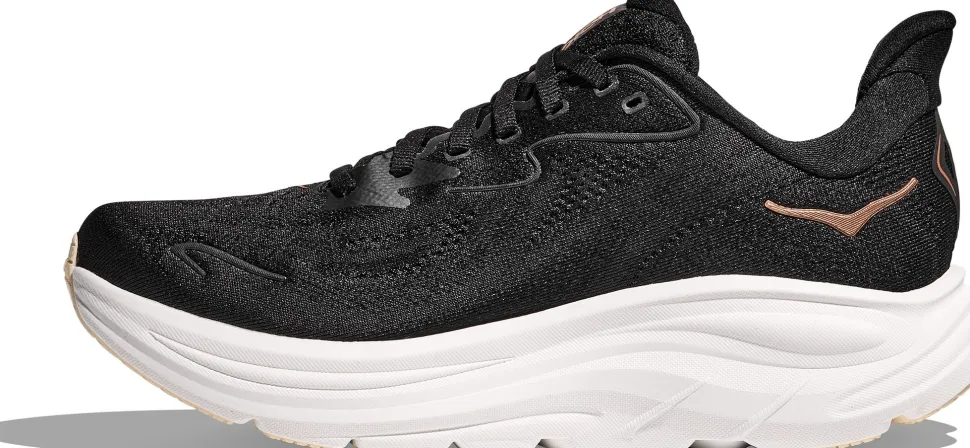 Hoka Women's Clifton 10 Black/Rose Gold