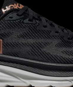 Hoka Women's Clifton 9 Black/Rose Gold