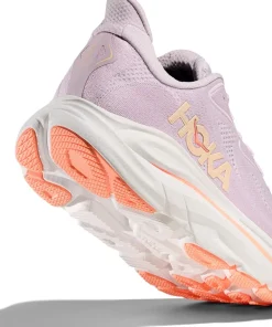 Hoka Women's Clifton 10 Lilac Cream / Tangerine Glow