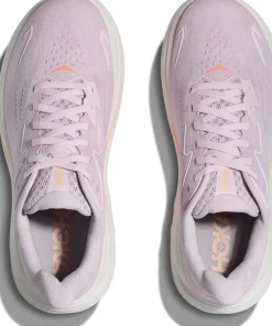 Hoka Women's Clifton 10 Lilac Cream / Tangerine Glow