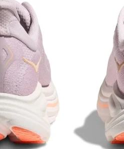 Hoka Women's Clifton 10 Lilac Cream / Tangerine Glow