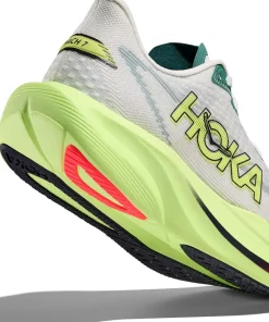Hoka Women's Mach 7 Frost/Neon Yuzu