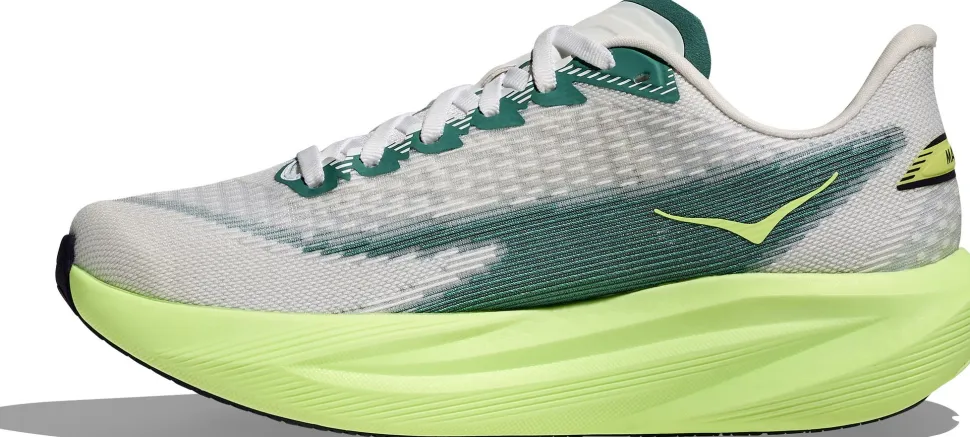 Hoka Women's Mach 7 Frost/Neon Yuzu