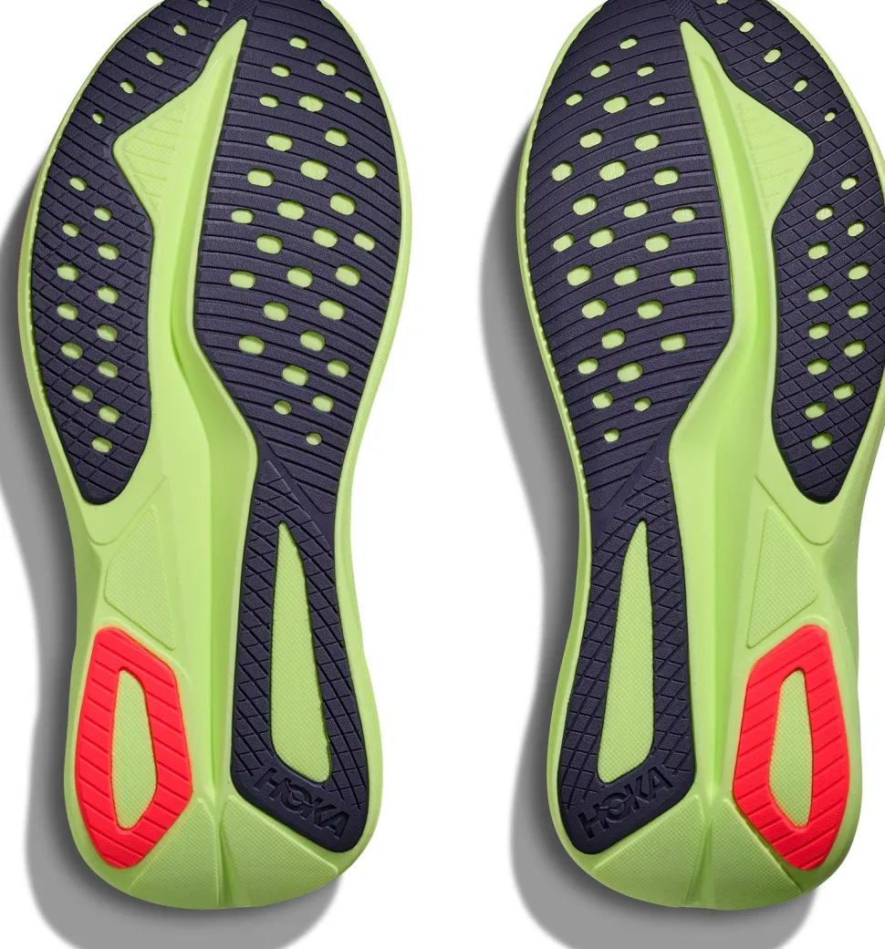 Hoka Women's Mach 7 Frost/Neon Yuzu
