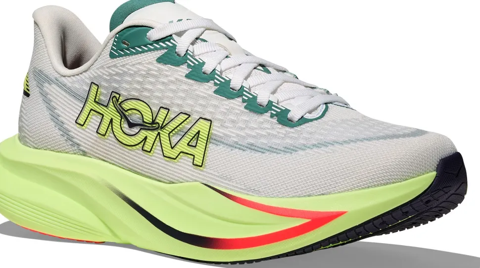 Hoka Women's Mach 7 Frost/Neon Yuzu