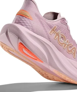 Hoka Women's Mach 7 Lilac Cream/Tangerine Glow