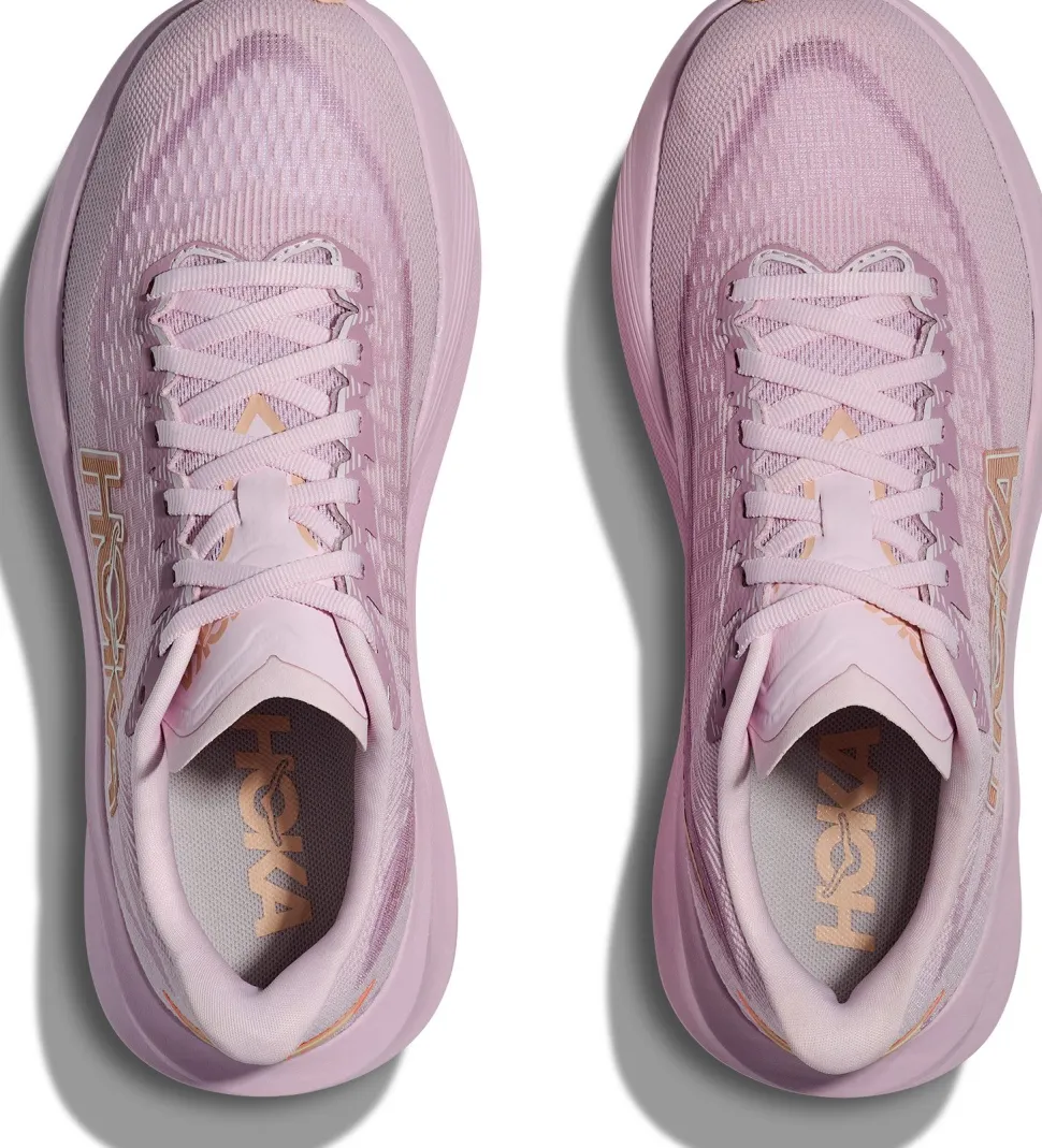Hoka Women's Mach 7 Lilac Cream/Tangerine Glow