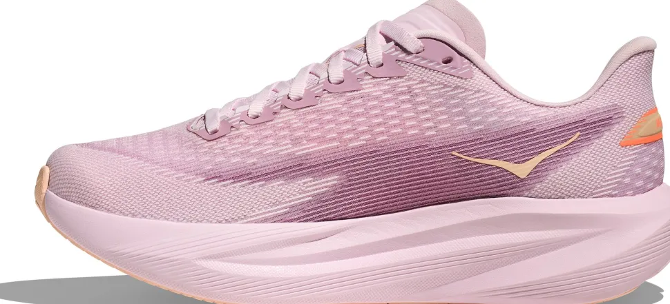Hoka Women's Mach 7 Lilac Cream/Tangerine Glow