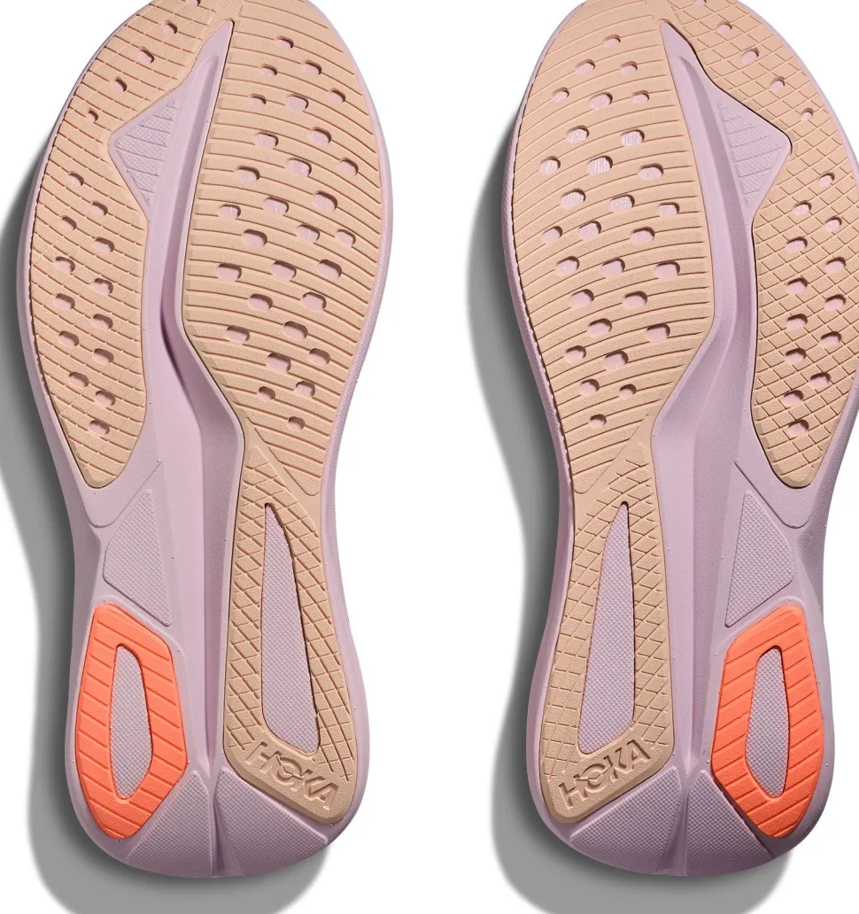 Hoka Women's Mach 7 Lilac Cream/Tangerine Glow