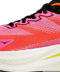Hoka Women's Mach X 3 Neon Rose/Neon Tangerine