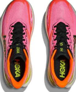 Hoka Women's Mach X 3 Neon Rose/Neon Tangerine