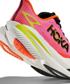 Hoka Women's Mach X 3 Neon Rose/Neon Tangerine