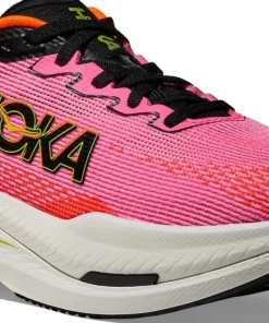 Hoka Women's Mach X 3 Neon Rose/Neon Tangerine