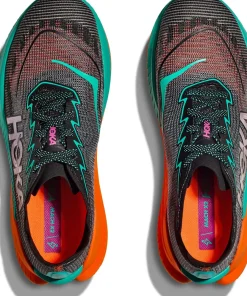 Hoka Women's Mach X 2 Wide Black/Electric Aqua