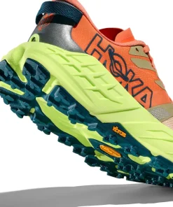Hoka Women's Speedgoat 7 Persimmon/Neon Yuzu
