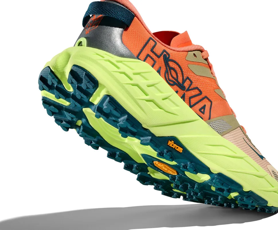 Hoka Women's Speedgoat 7 Persimmon/Neon Yuzu
