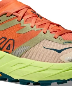 Hoka Women's Speedgoat 7 Persimmon/Neon Yuzu