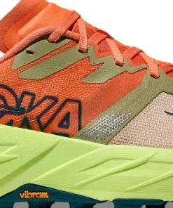 Hoka Women's Speedgoat 7 Persimmon/Neon Yuzu