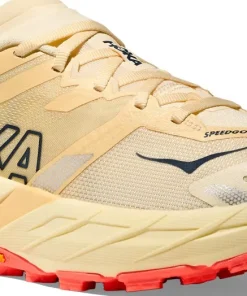 Hoka Women's Speedgoat 7 Vintage Yellow/Neon Flame