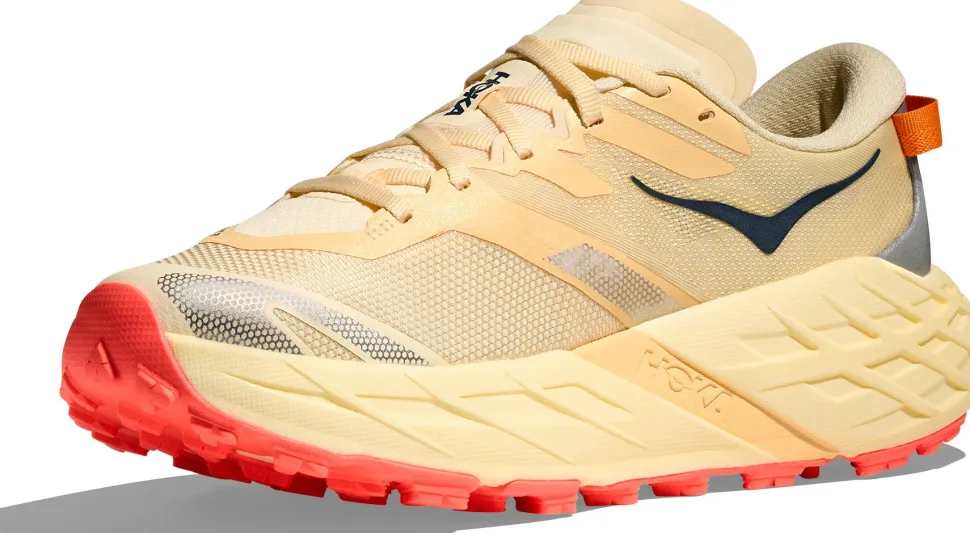 Hoka Women's Speedgoat 7 Vintage Yellow/Neon Flame