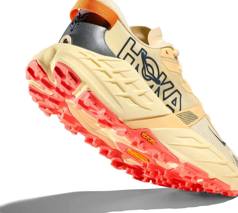 Hoka Women's Speedgoat 7 Vintage Yellow/Neon Flame