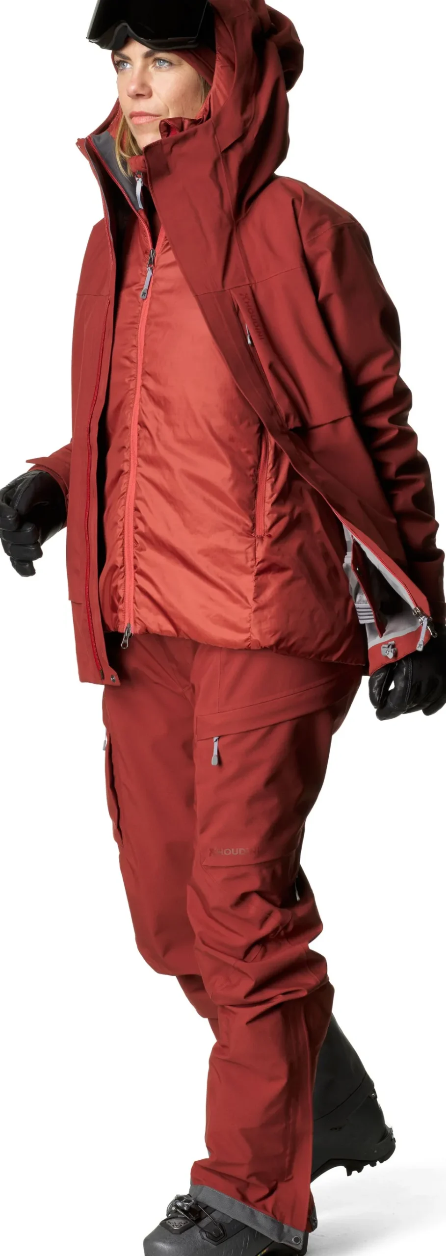 Houdini Women's Rollercoaster Jacket Deep Red