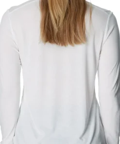 Houdini Women's Tree Long Sleeve Tee Powderday White