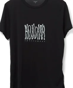 Houdini Women's Tree Message Tee True Black/Wave