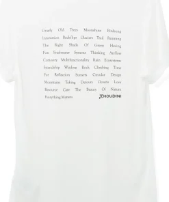 Houdini Women's Tree Message Tee Powderday White/Em Manifesto
