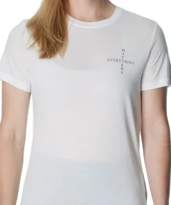 Houdini Women's Tree Message Tee Powderday White/Em Manifesto