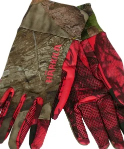 Härkila Moose Hunter 2.0 Fleece Gloves Mossy Oak Break-Up Country/Mossy Oak Red