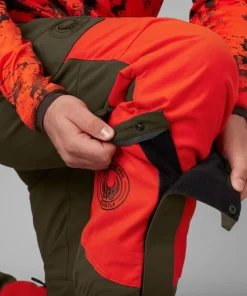 Härkila Wildboar Pro Gaiters Orange Blaze/Willow Green