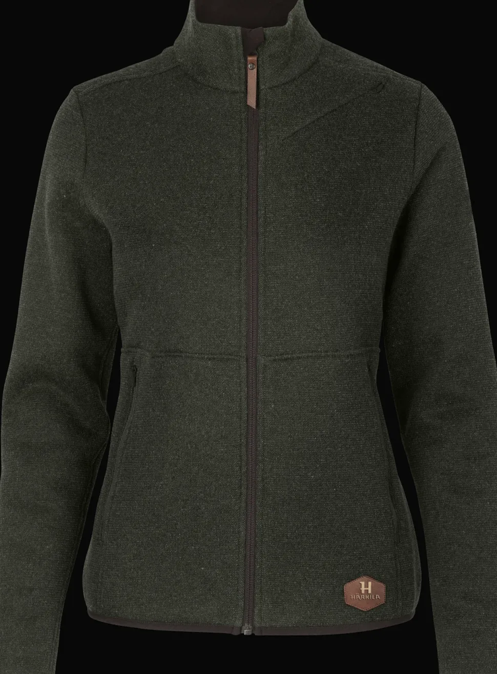 Härkila Women's Metso Full Zip Willow Green