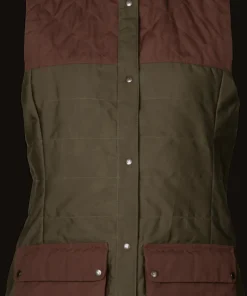 Härkila Women's Retrieve Waistcoat Dark Warm Olive/Burgundy